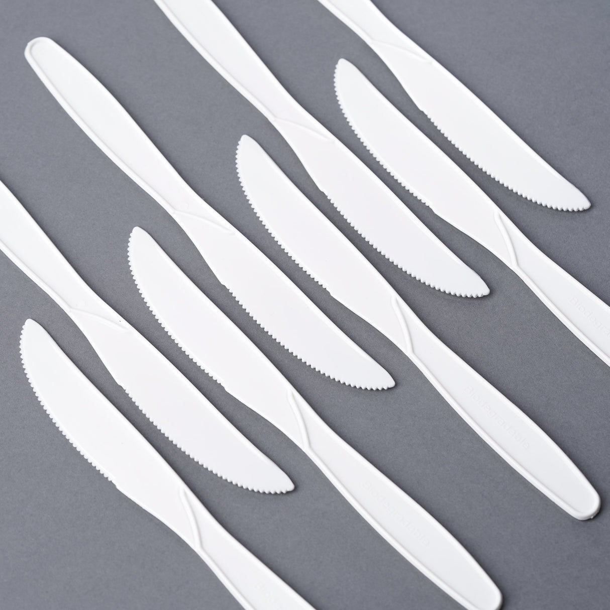 Cornstarch Knives - Eco-Friendly, biodegradable & Compostable -Decodine