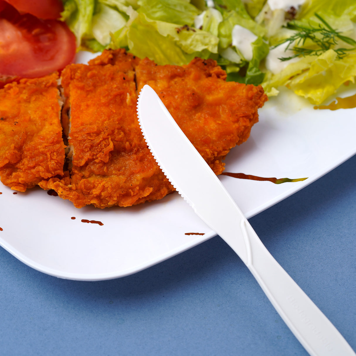 Cornstarch Knives - Eco-Friendly, biodegradable & Compostable -Decodine