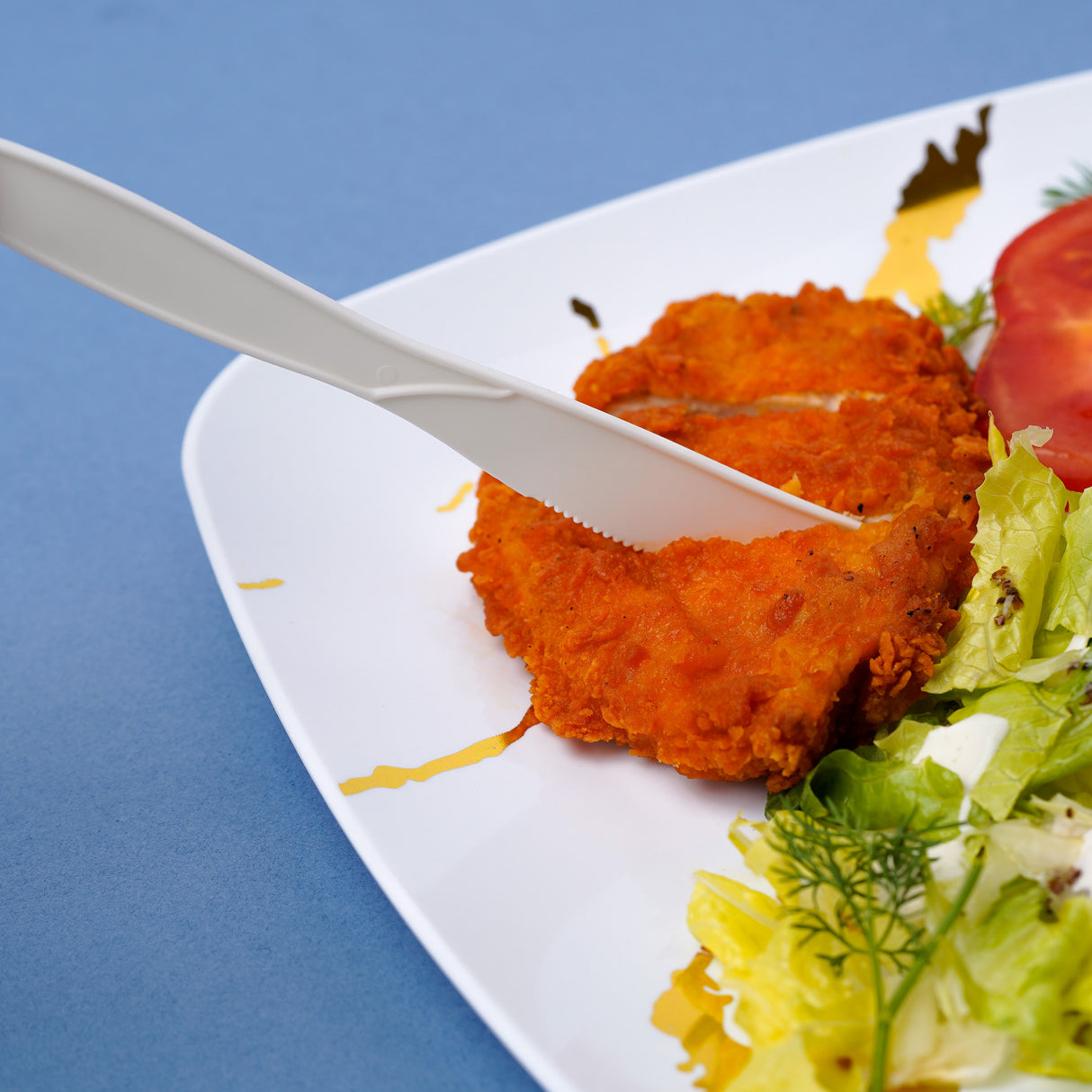 Cornstarch Knives - Eco-Friendly, biodegradable & Compostable -Decodine