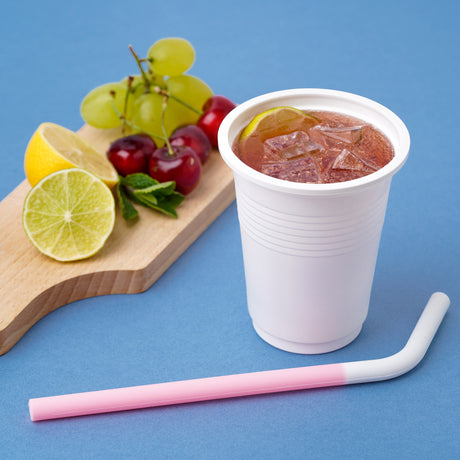 100 Pack Eco-Friendly 12oz (340ml) Cornstarch Cups - Disposable & Compostable and Versatile - Decodine