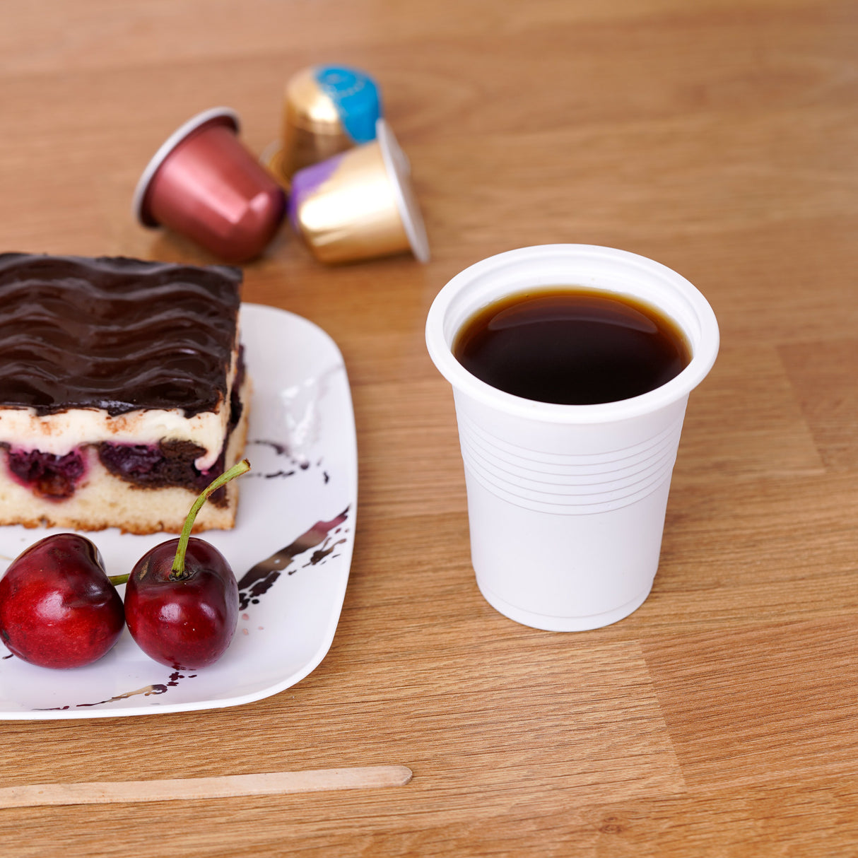 100 Pack Eco-Friendly 4oz (118ml) Cornstarch Cups - Compostable - Decodine