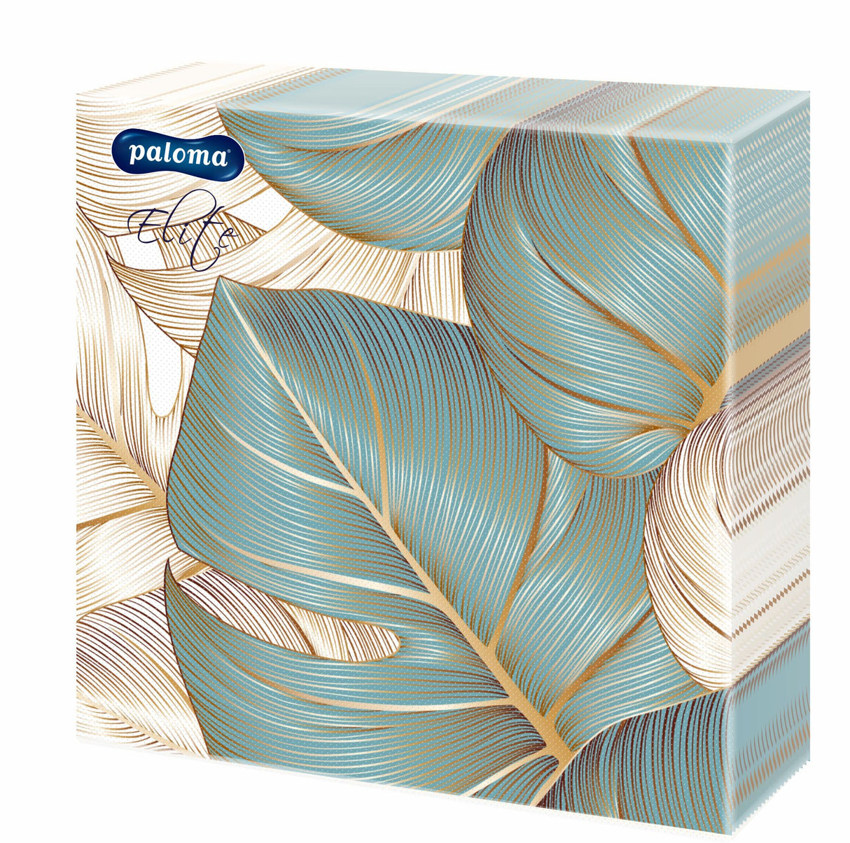 20 Pack Square Monstera Floral Dinner Napkins 40 x 40cm 2ply - Decodine