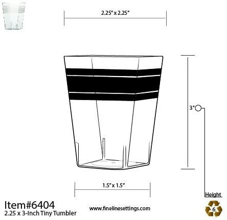 10 Pack 4oz Plastic Dessert Cups/Pots with Lids - Decodine