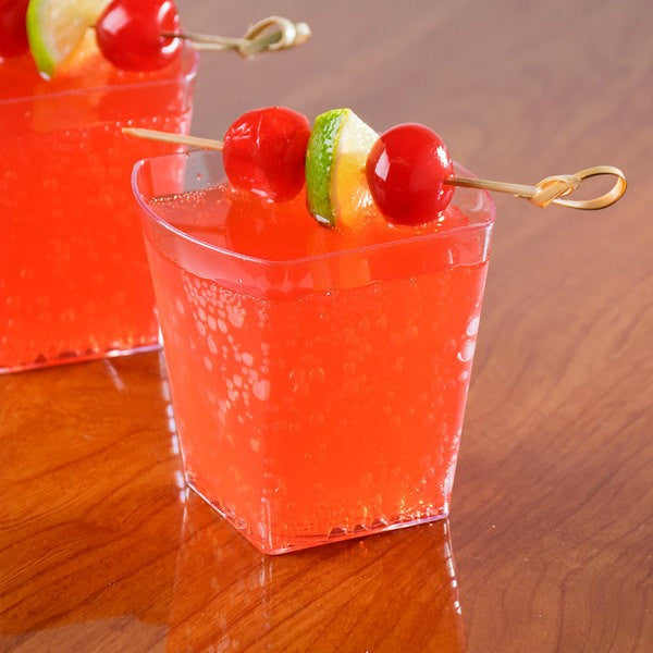 10 Pack 5.4oz Plastic Dessert Cups/Pots with Lids - Decodine