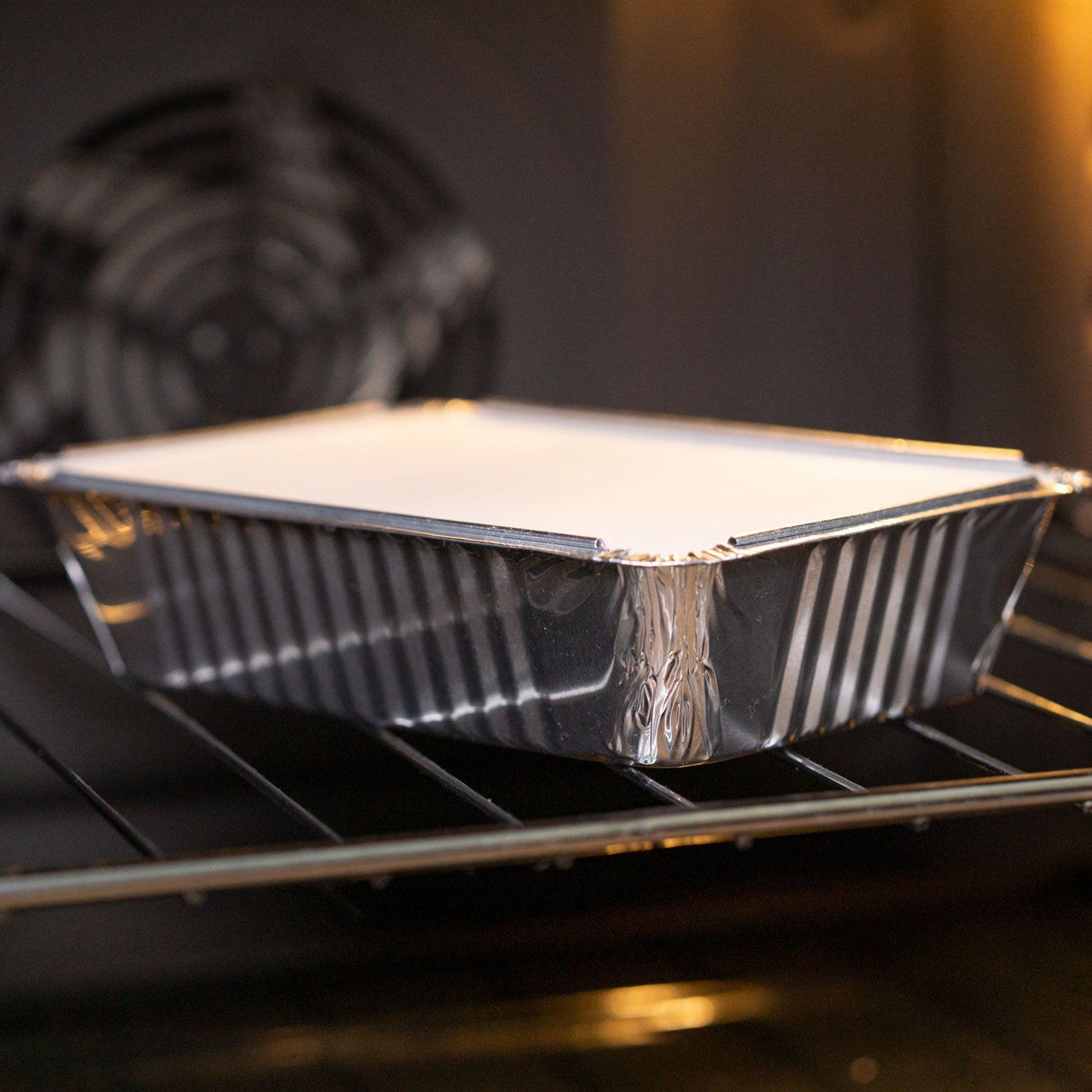 10 Pack Rectangular 1 Litre Aluminium Foil Container Trays with Lids - Decodine