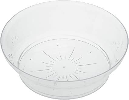 12 Pack 10oz Clear Designed Bowls - Decodine