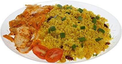 12 Pack 9" Clear Designed Dinner Plates - Decodine