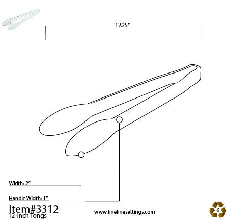 12" White Tong - Decodine