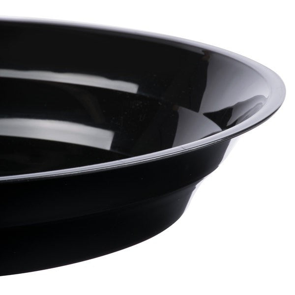 14" - 128 OZ. Black Low Profile Bowl - Decodine