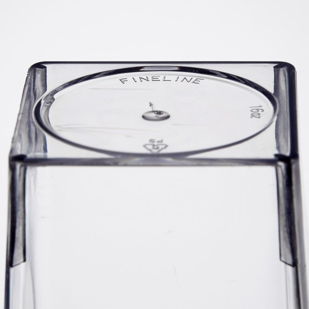 14 Pack 16oz Square Premium Plastic Large Tumblers - Decodine