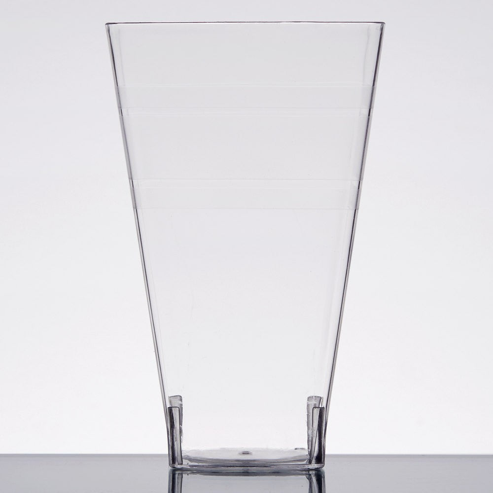 14 Pack 8oz Square Premium Plastic Tumblers - Decodine