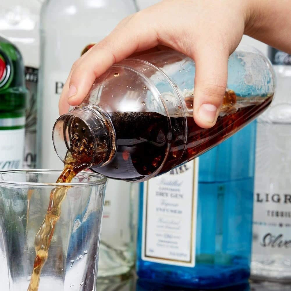 14oz Heavy Duty Plastic Cocktail Shakers - Decodine