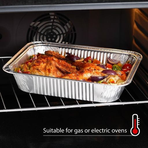 15 Pack 3.5 Litre Foil Pan Tray - Decodine