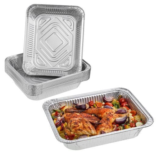 15 Pack 3.5 Litre Foil Pan Tray - Decodine