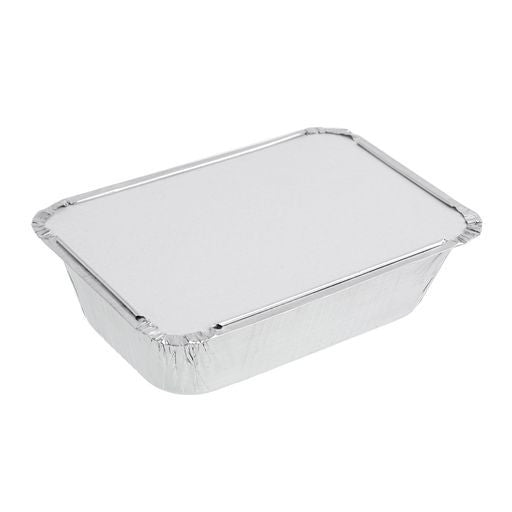 15 Pack 750ml Foil Pans Trays with Lids - Decodine