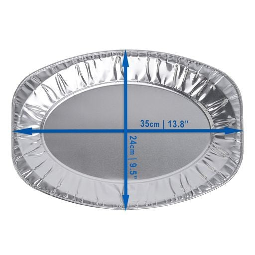 15 Pack Aluminium Foil Platter Party Trays - Decodine
