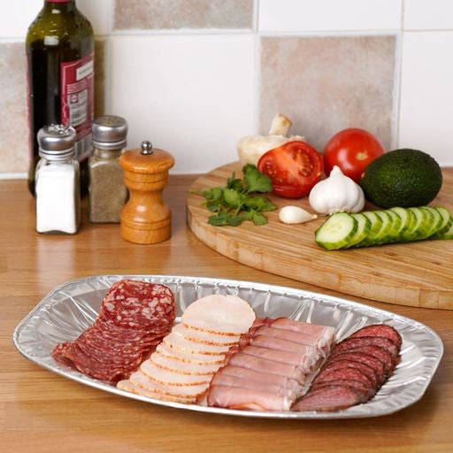 15 Pack Aluminium Foil Platter Party Trays - Decodine
