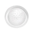 20 Pack 7" Round Plastic Salad Plates - Clear - Decodine
