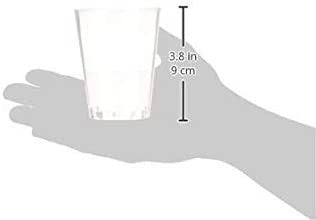 20 Pack 8oz Plastic Tumbler - Hard Plastic Cups - Decodine