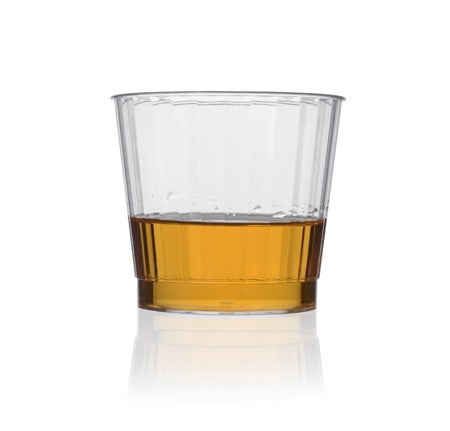 20 Pack 9oz Old Fashioned Crystal-Look Squad Premium Plastic Tumblers - Decodine