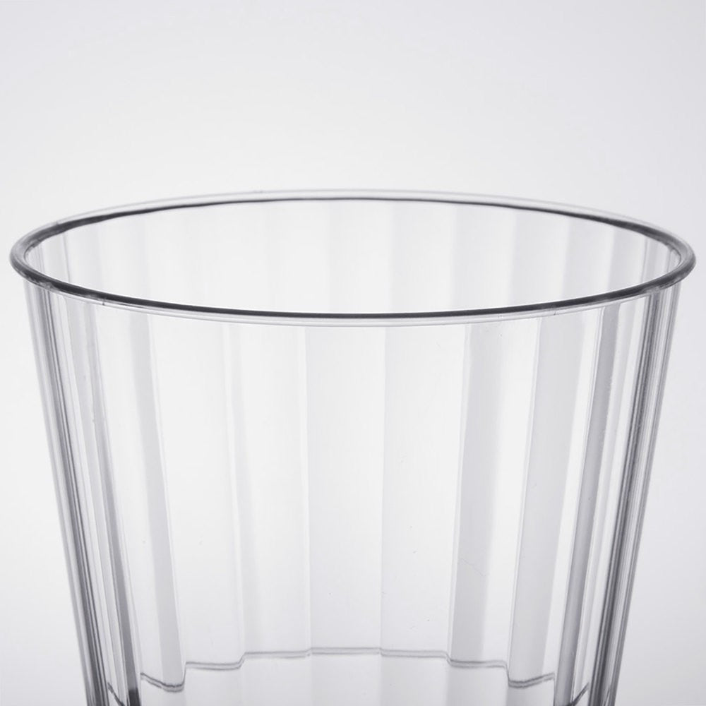 20 Pack 9oz Old Fashioned Crystal-Look Squad Premium Plastic Tumblers - Decodine