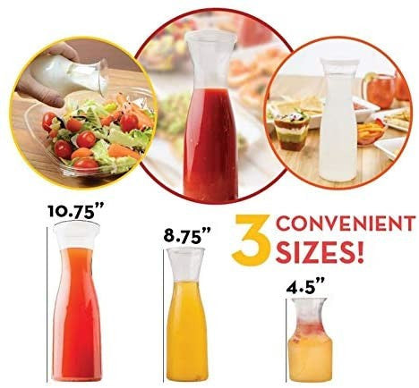 20oz Plastic Wine Carafe with Lid - Decodine