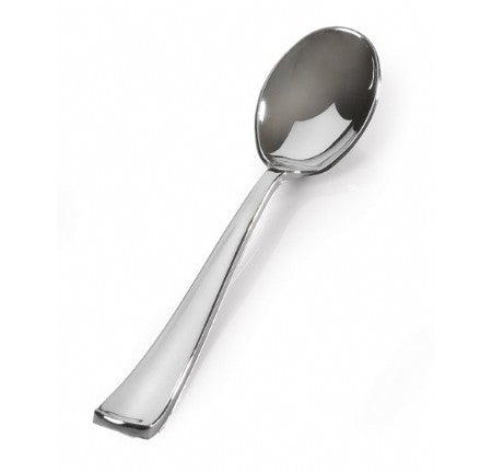 25 Pack Silver Soup Spoons - Decodine