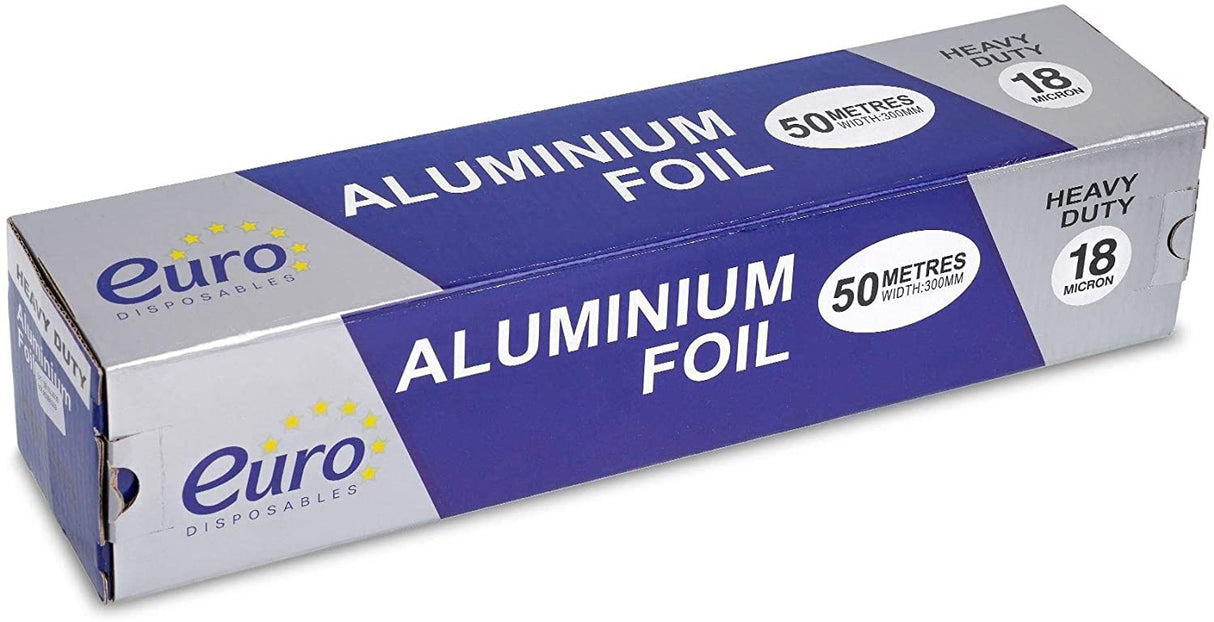 30cm Aluminium Foil Food Wrap Roll - 50 Meter Roll - Decodine