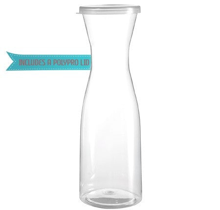 35oz Plastic Wine Carafe with Lid - Decodine