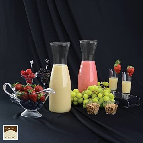 35oz Plastic Wine Carafe with Lid - Decodine