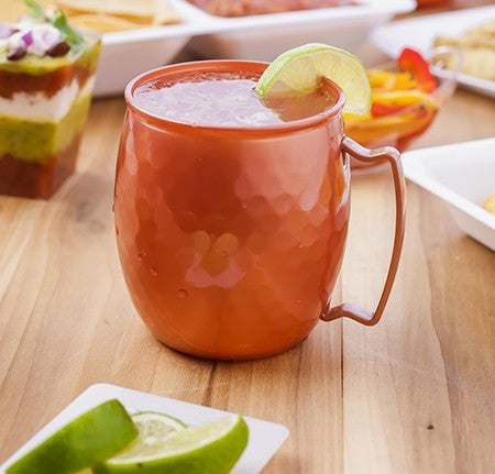 4 Pack 16oz Plastic Moscow Mule Mugs - Decodine