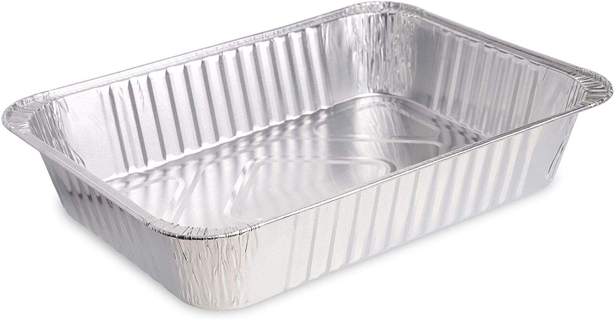 4 Pack 27cm x 37cm Large Heavy Duty Aluminium Disposable Foil Pans - Decodine