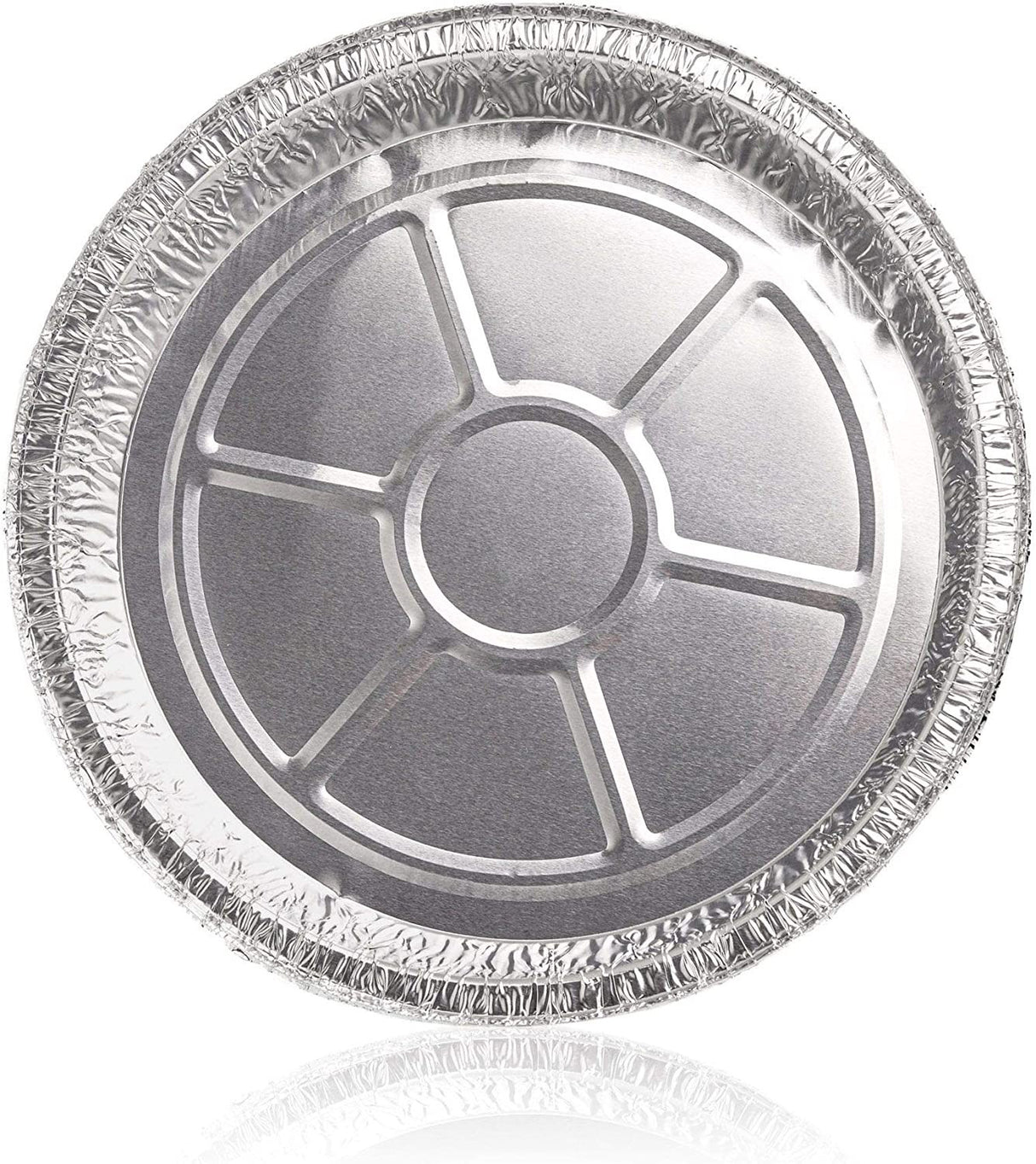 4 Pack Round 9" Aluminium Foil Container Trays with Lids - Decodine