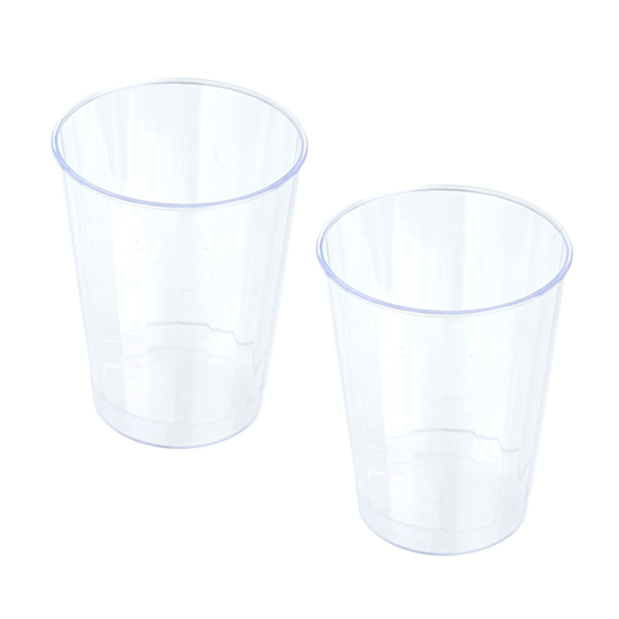 40 Pack 10 oz Fluted Design Plastic Tumblers - Decodine
