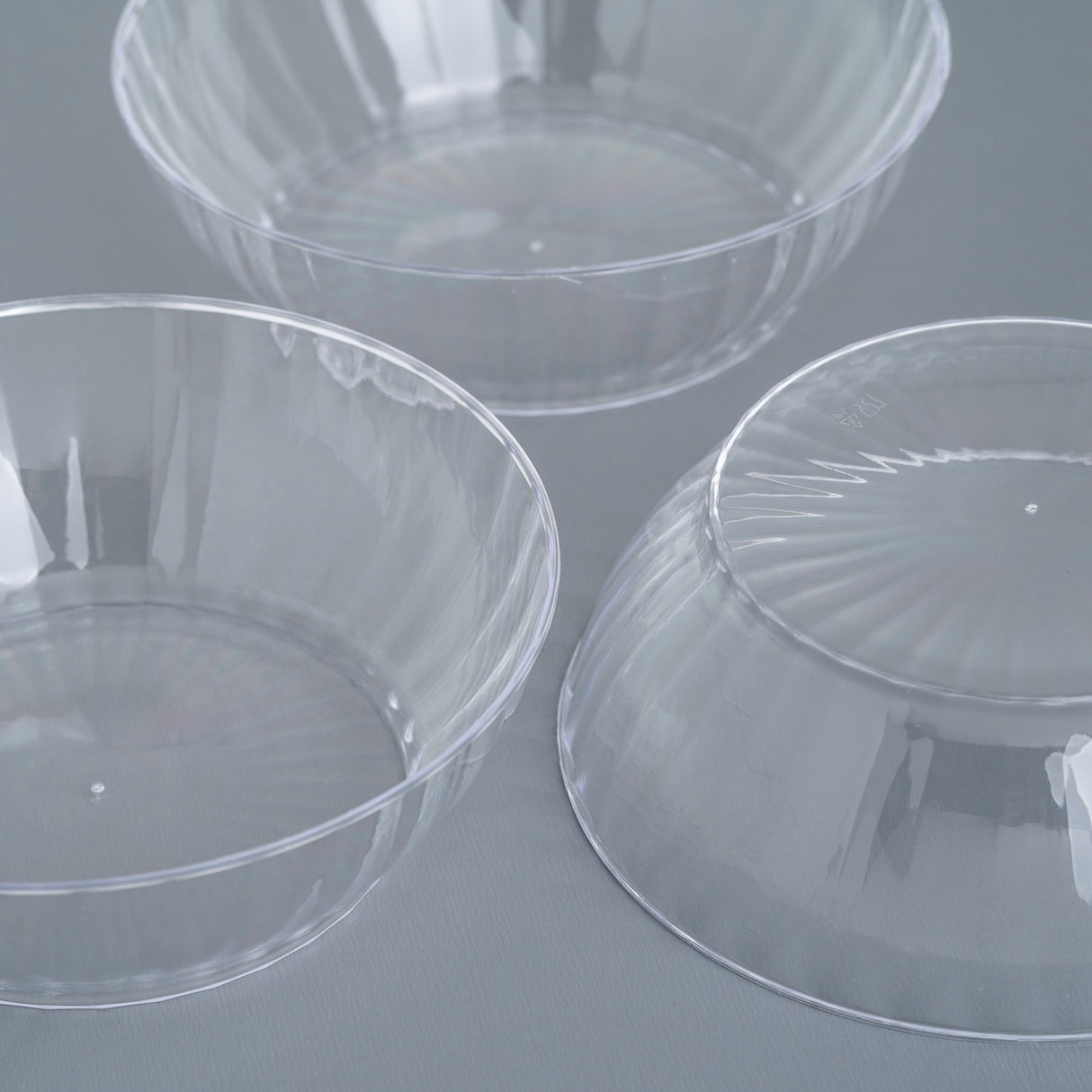 40 Pack 10oz Plastic Clear Dessert Bowls - Decodine