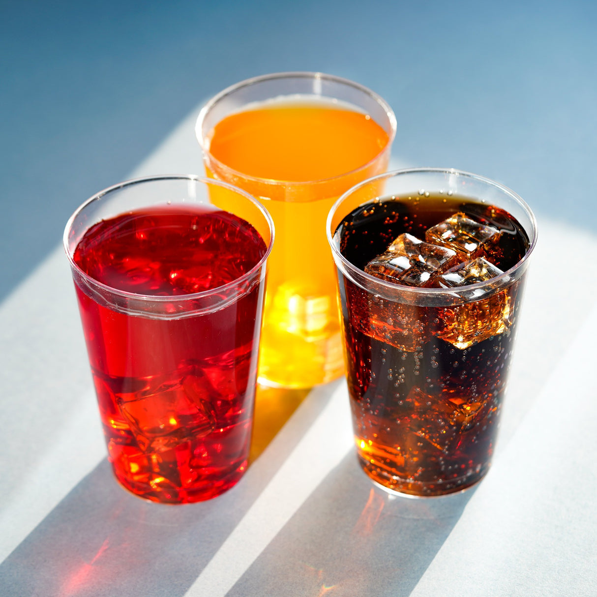 40 Pack 12oz Plastic Clear Party Glasses/Cups - Decodine