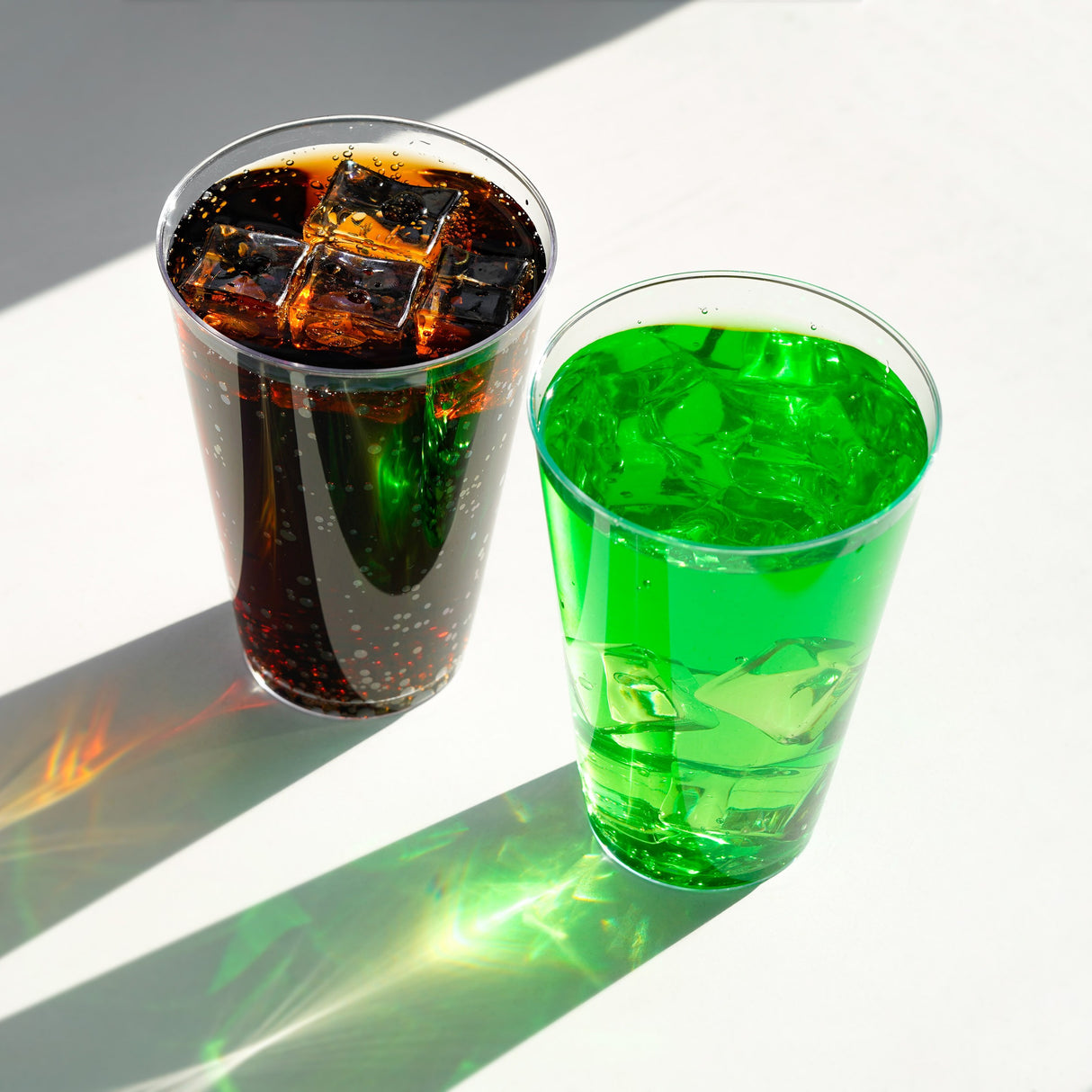 40 Pack 14oz Plastic Clear Party Glasses/Cups - Decodine