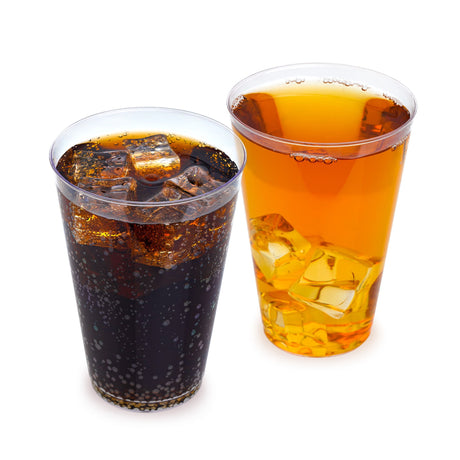 40 Pack 16oz Plastic Clear Party Glasses/Cups - Decodine