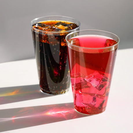40 Pack 16oz Plastic Clear Party Glasses/Cups - Decodine