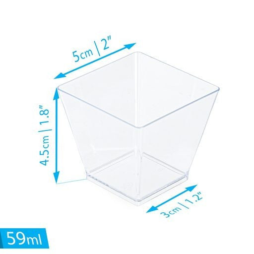 40 Pack 2 oz Mini Dessert Cups - Decodine