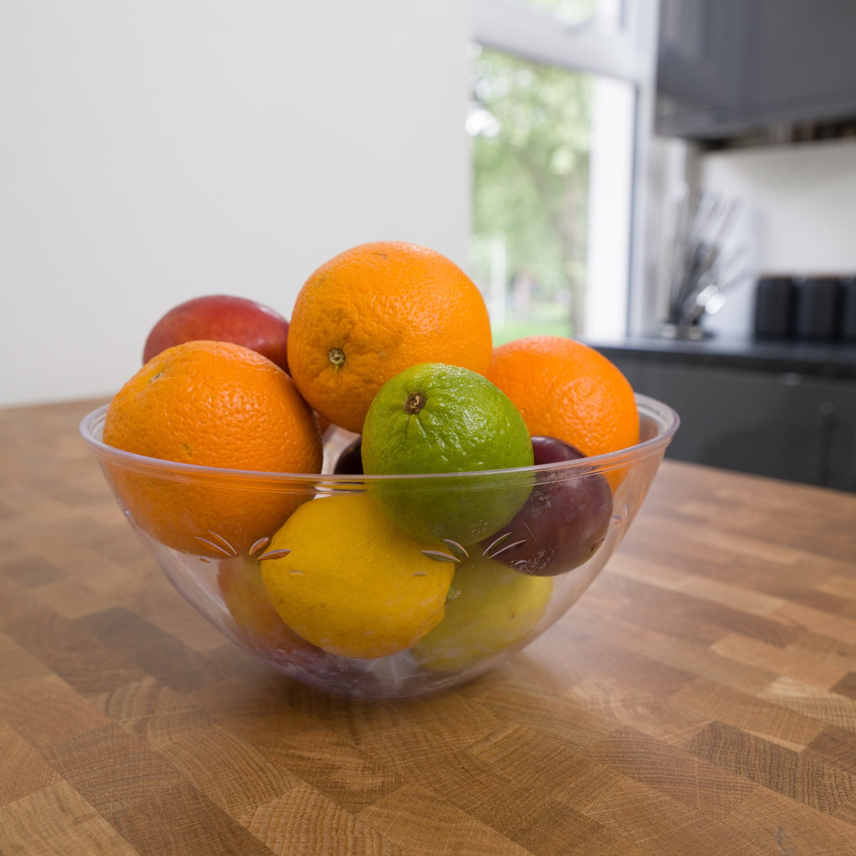 5 Pack 2900ml Clear Plastic Party Serving Bowls - Decodine