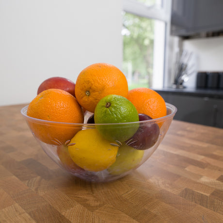 5 Pack 2900ml Clear Plastic Party Serving Bowls - Decodine