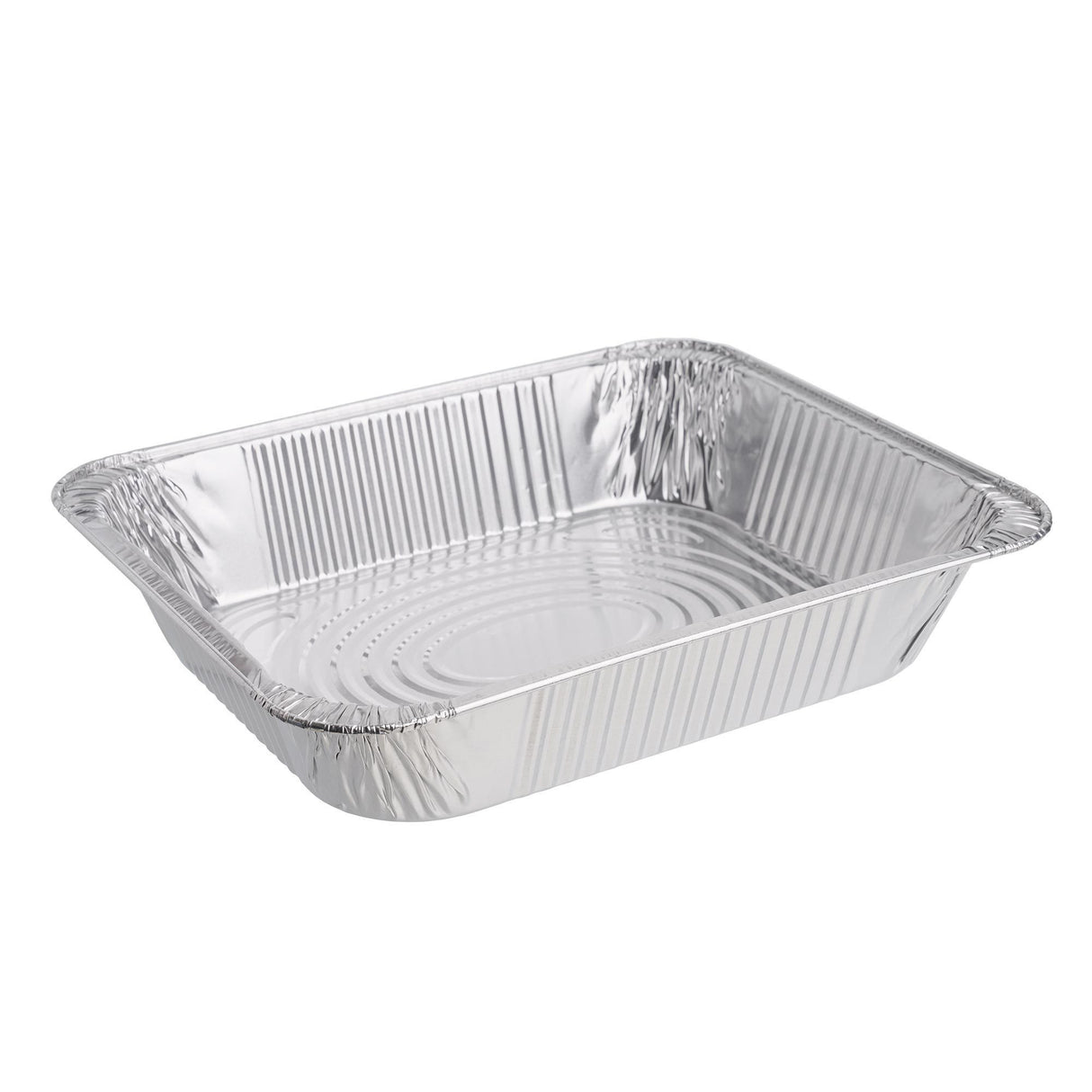 5 Pack Rectangular 9 x 13 Aluminium Foil Container Trays with Aluminium Lids - Decodine
