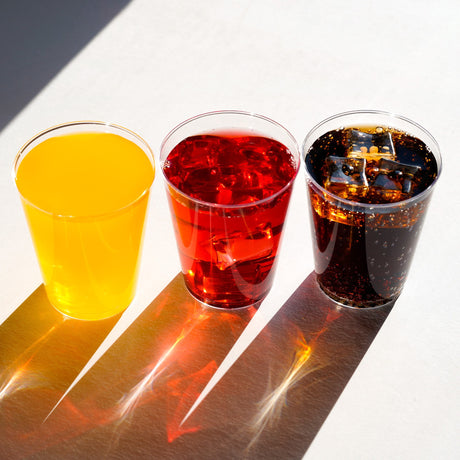 50 Pack 10oz Plastic Clear Party Glasses/Cups - Decodine