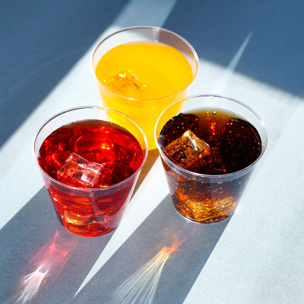 50 Pack 5oz Plastic Clear Dessert Party Glasses/Cups - Decodine