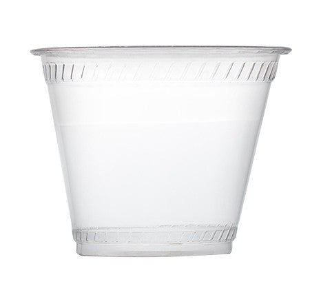 50 Pack 9 oz. Squat PETE Plastic Smoothie/Dessert Cups - Decodine