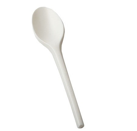 50 Pack CPLA White Disposable Spoons - Decodine