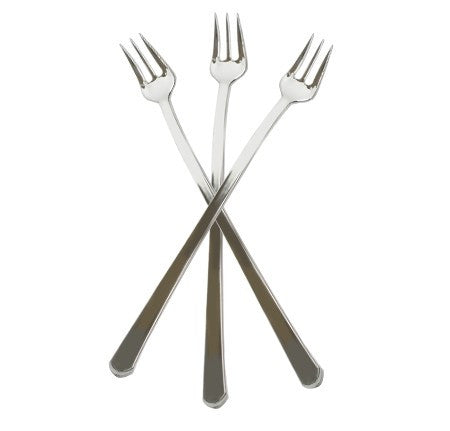 6" Mini Cocktail Forks Silver 20 Pack - Decodine