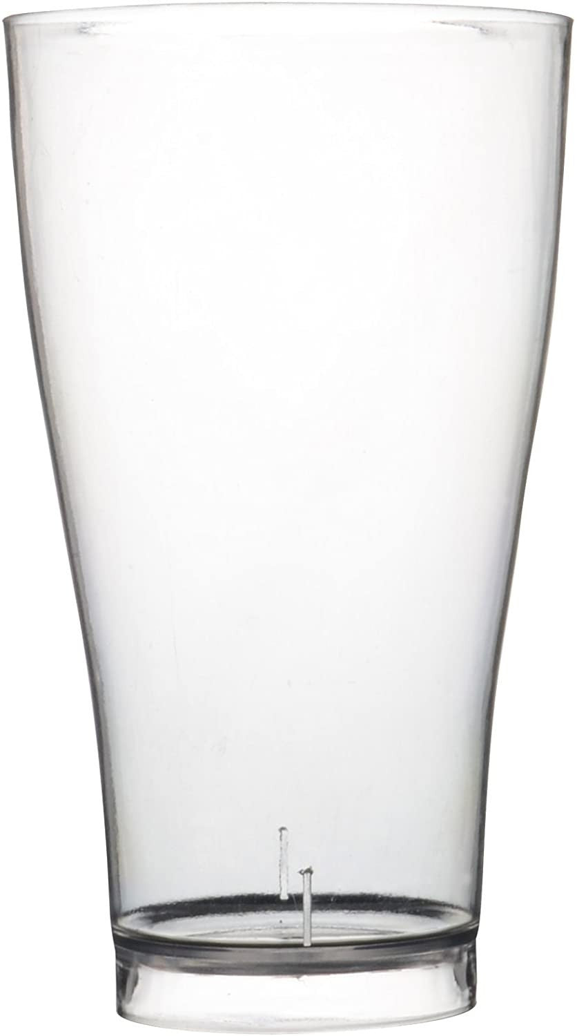 6 Pack 14oz Plastic Pint Beer Glasses/Tumblers - Decodine