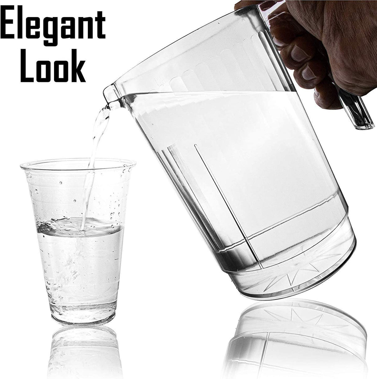 64oz Premium Plastic Water Jug - Cocktail Pitchers - Decodine